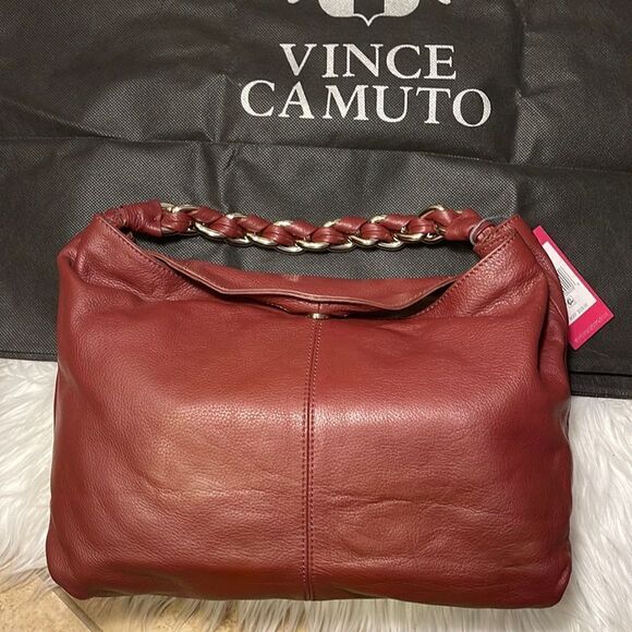 Vince Camuto cranberry Hobo bag NWT - Picture 1 of 5